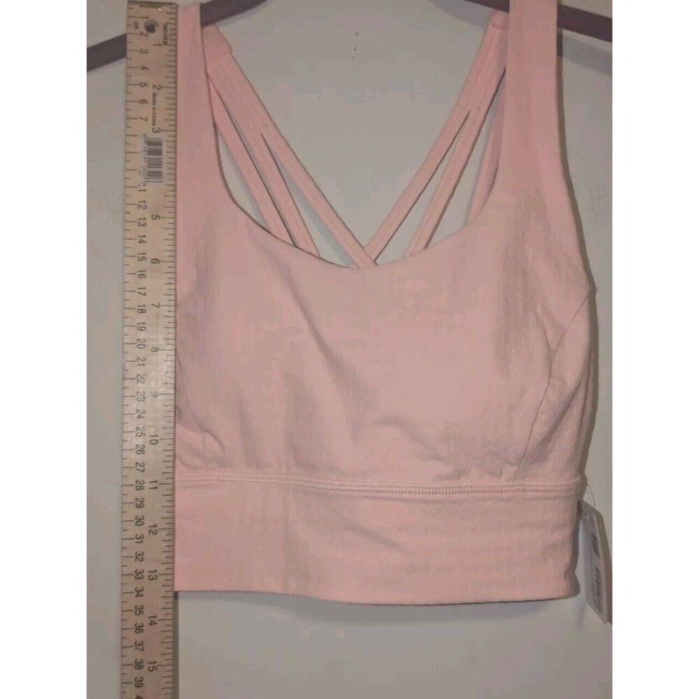 Lululemon Womens Bra Size 4 Free to Be Serene Longline Jaquard C/D NWT Ship Fast - Picture 12 of 15